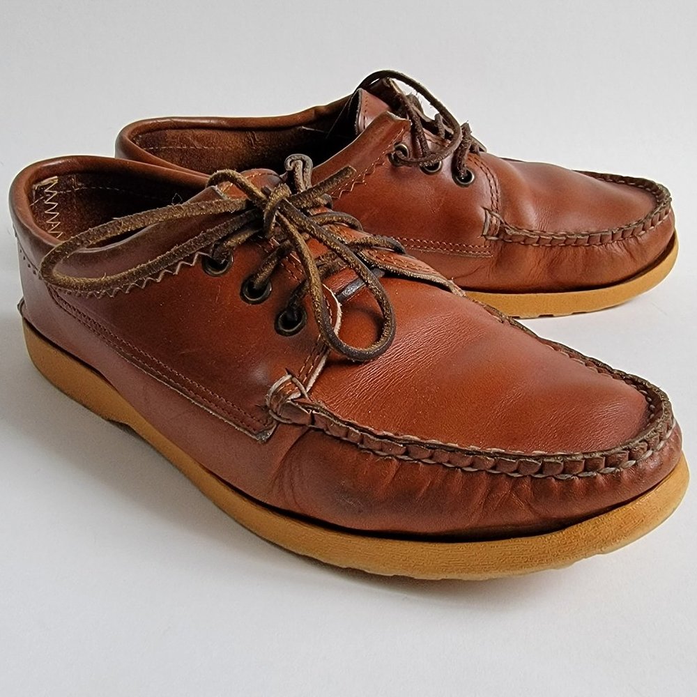 Handmade Quoddy Blucher Moc - Horween Leather - Men's Sz 8.5